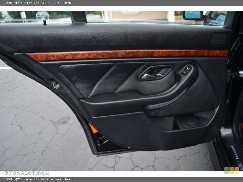 Black Interior Door Panel for the 1998 BMW 5 Series 528i Sedan #83448865