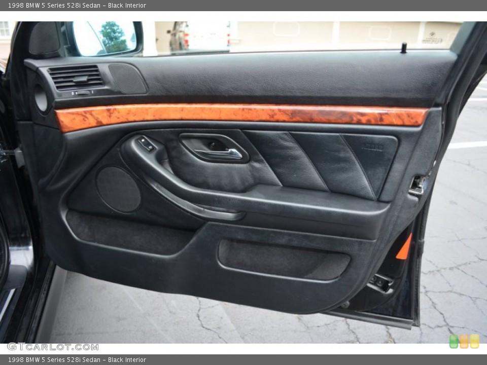 Black Interior Door Panel for the 1998 BMW 5 Series 528i Sedan #83448886