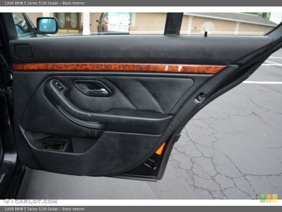 Black Interior Door Panel for the 1998 BMW 5 Series 528i Sedan #83448907