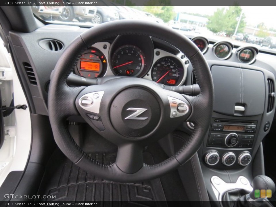 Black Interior Steering Wheel for the 2013 Nissan 370Z Sport Touring Coupe #83450893