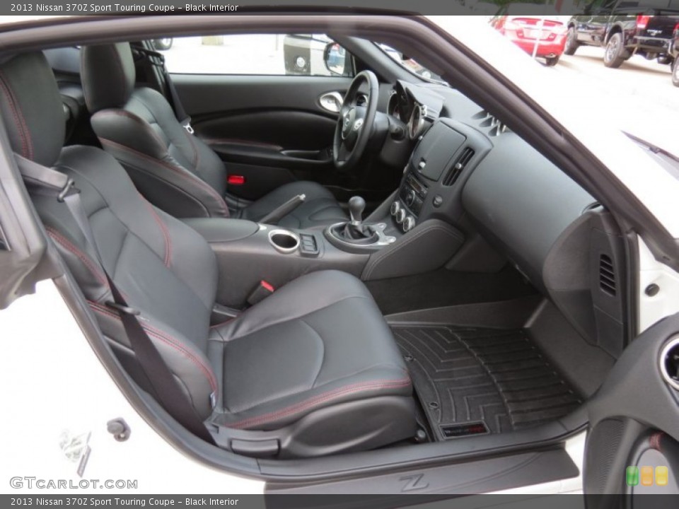 Black Interior Front Seat for the 2013 Nissan 370Z Sport Touring Coupe #83450938