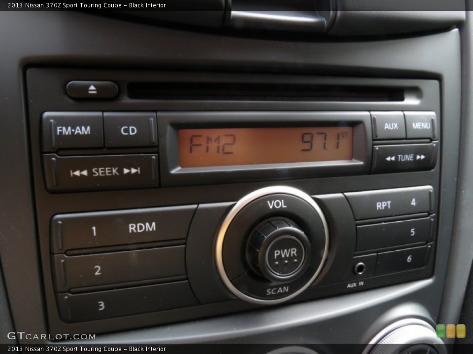 Black Interior Audio System for the 2013 Nissan 370Z Sport Touring Coupe #83451052