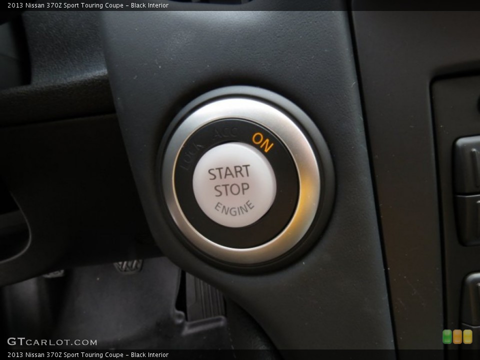 Black Interior Controls for the 2013 Nissan 370Z Sport Touring Coupe #83451074