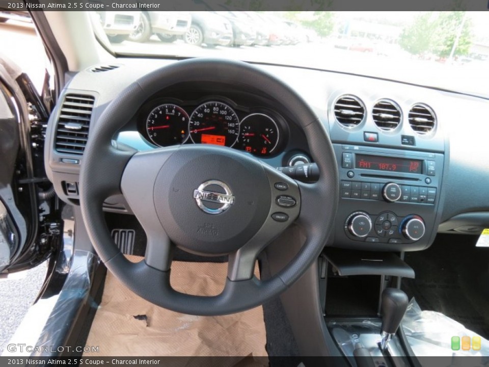 Charcoal Interior Dashboard for the 2013 Nissan Altima 2.5 S Coupe #83452456