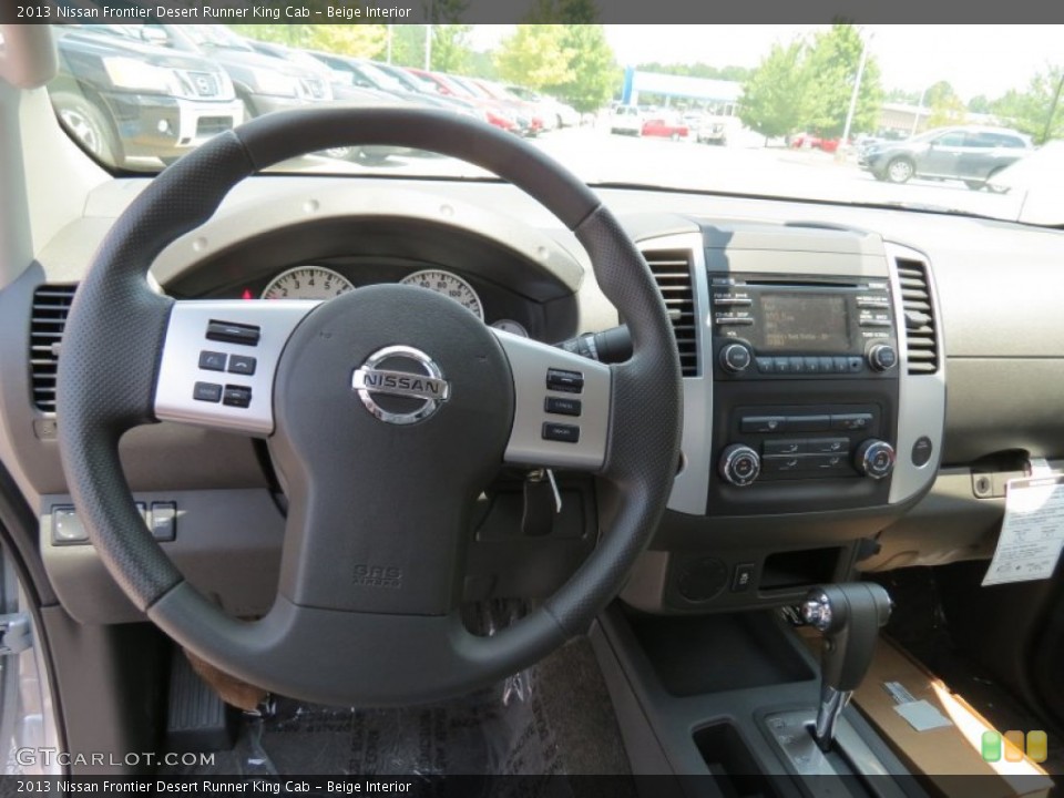 Beige Interior Dashboard for the 2013 Nissan Frontier Desert Runner King Cab #83453275