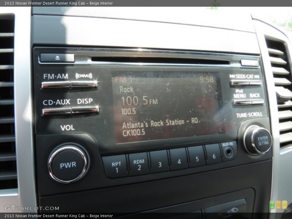 Beige Interior Audio System for the 2013 Nissan Frontier Desert Runner King Cab #83453377