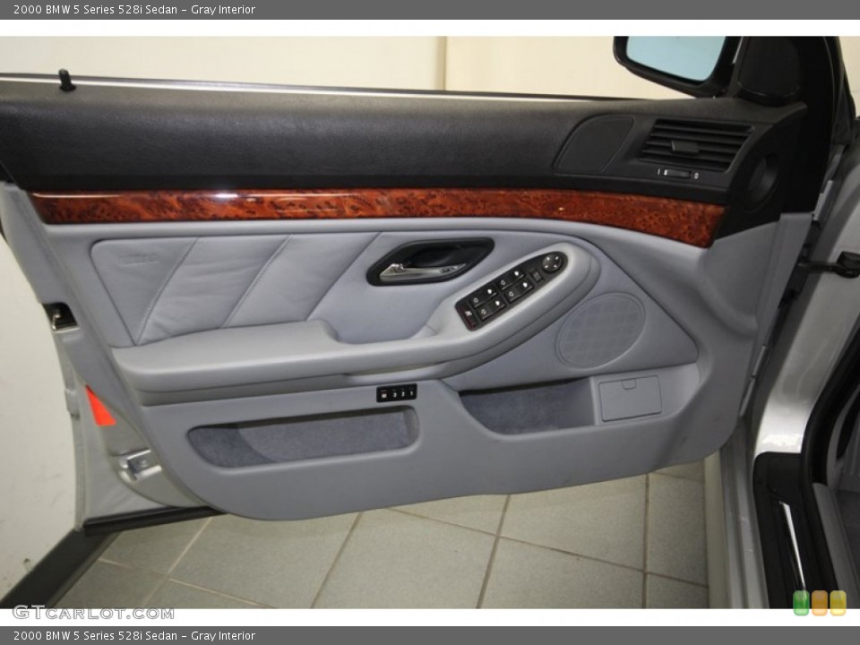 Gray Interior Door Panel for the 2000 BMW 5 Series 528i Sedan #83455484