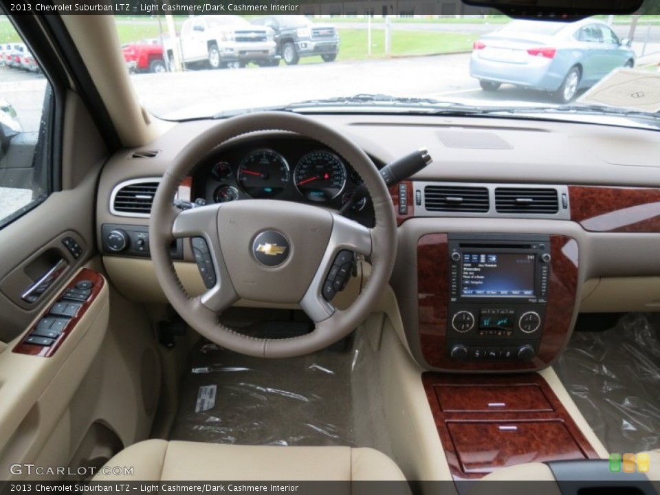 Light Cashmere/Dark Cashmere Interior Dashboard for the 2013 Chevrolet Suburban LTZ #83458888