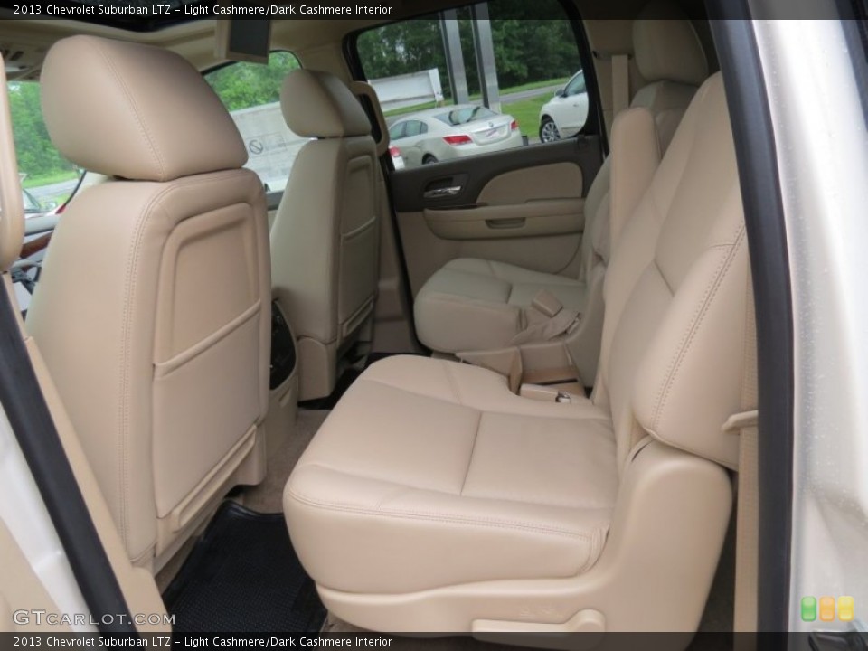 Light Cashmere/Dark Cashmere Interior Rear Seat for the 2013 Chevrolet Suburban LTZ #83458906