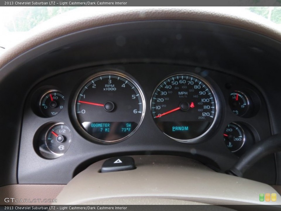 Light Cashmere/Dark Cashmere Interior Gauges for the 2013 Chevrolet Suburban LTZ #83458951