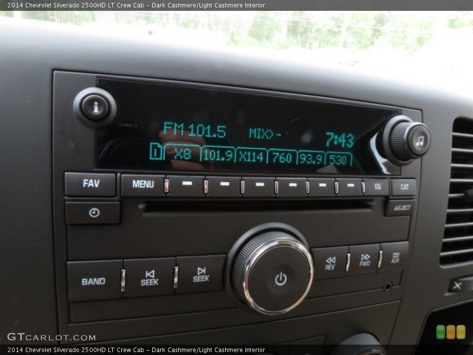 Dark Cashmere/Light Cashmere Interior Audio System for the 2014 Chevrolet Silverado 2500HD LT Crew Cab #83459341