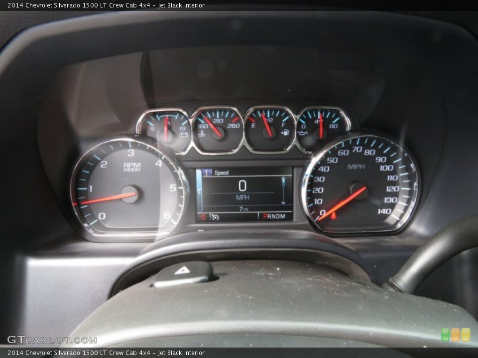 Jet Black Interior Gauges for the 2014 Chevrolet Silverado 1500 LT Crew Cab 4x4 #83459890