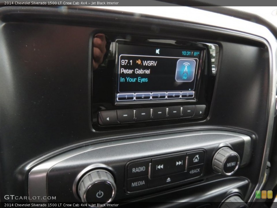 Jet Black Interior Controls for the 2014 Chevrolet Silverado 1500 LT Crew Cab 4x4 #83459905