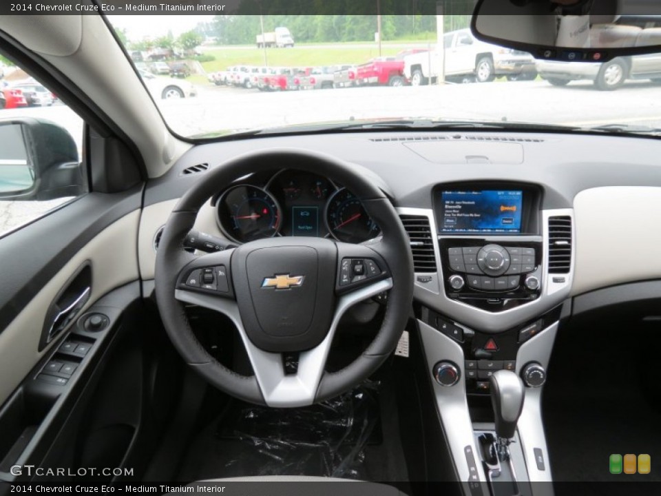 Medium Titanium Interior Dashboard for the 2014 Chevrolet Cruze Eco #83460676
