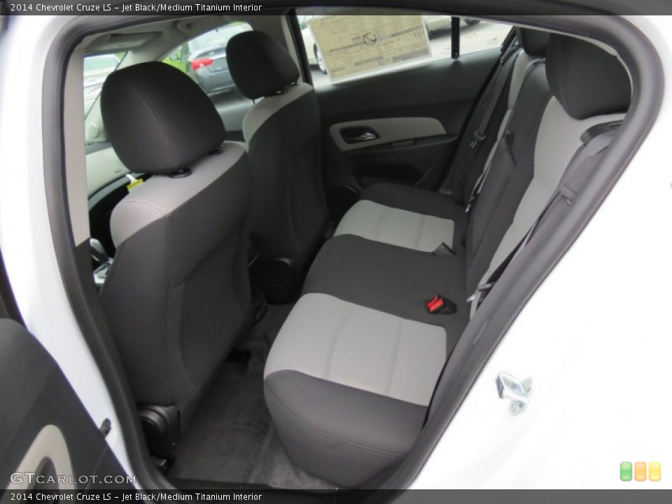 Jet Black/Medium Titanium Interior Rear Seat for the 2014 Chevrolet Cruze LS #83460942