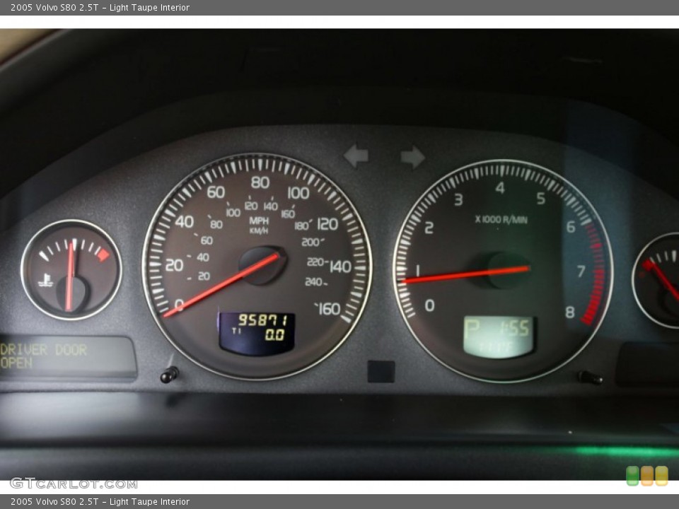 Light Taupe Interior Gauges for the 2005 Volvo S80 2.5T #83464870