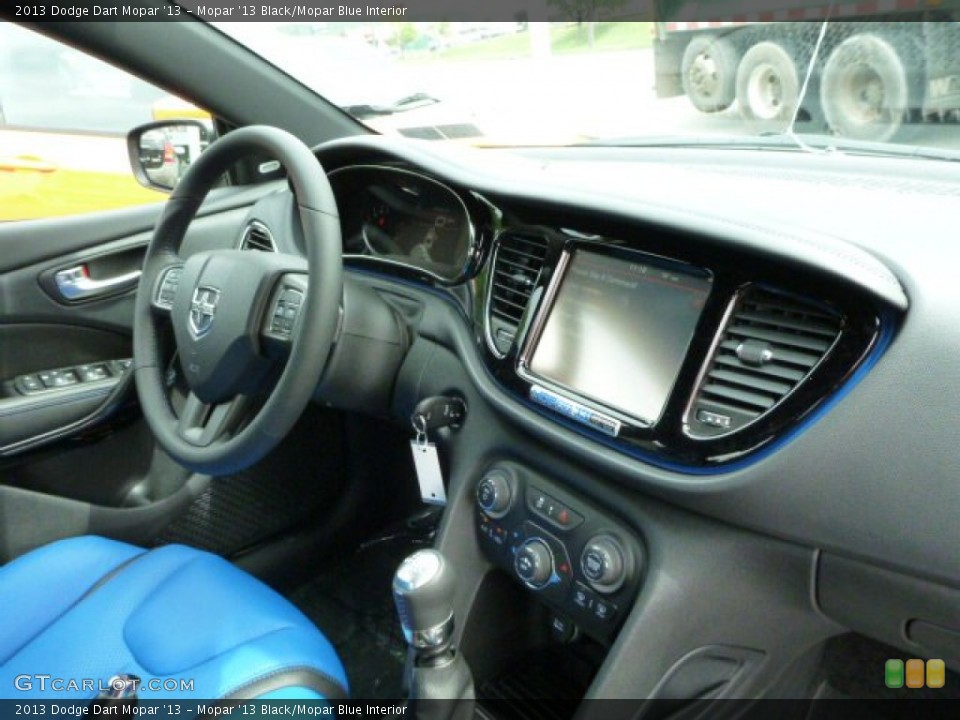 Mopar '13 Black/Mopar Blue Interior Dashboard for the 2013 Dodge Dart Mopar '13 #83468275