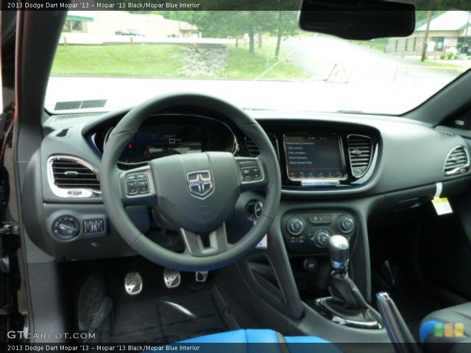 Mopar '13 Black/Mopar Blue Interior Dashboard for the 2013 Dodge Dart Mopar '13 #83468305
