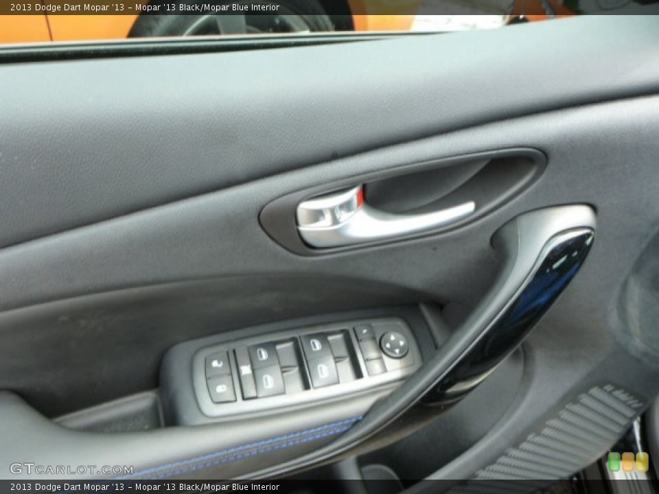 Mopar '13 Black/Mopar Blue Interior Controls for the 2013 Dodge Dart Mopar '13 #83468311