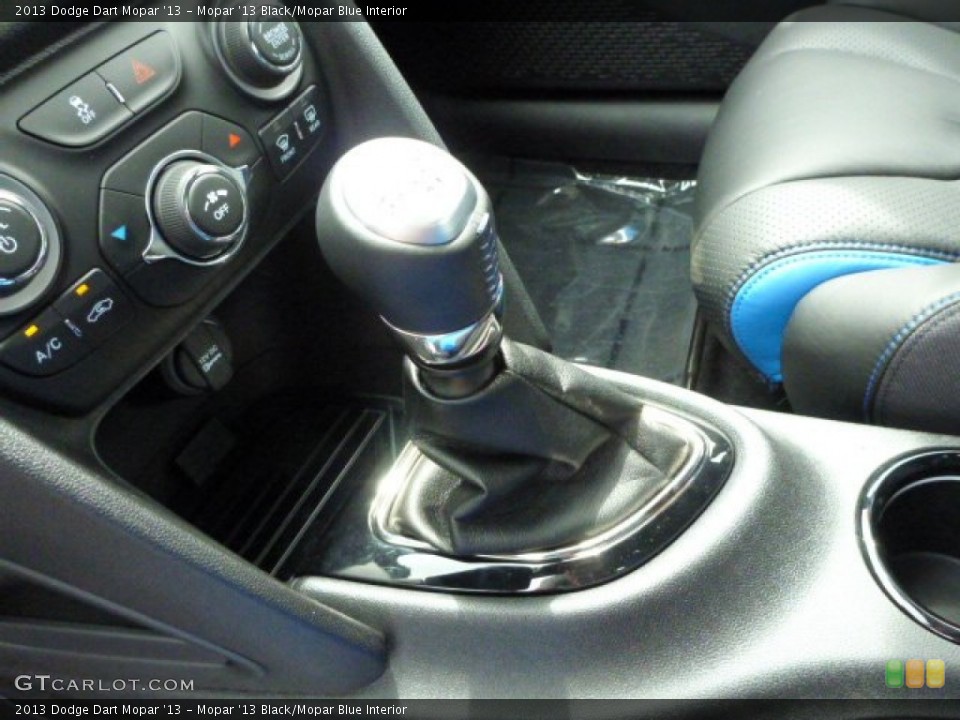 Mopar '13 Black/Mopar Blue Interior Transmission for the 2013 Dodge Dart Mopar '13 #83468317