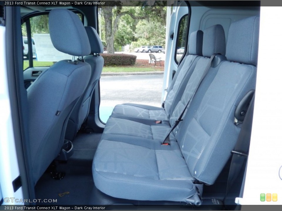 Dark Gray Interior Rear Seat for the 2013 Ford Transit Connect XLT Wagon #83469987