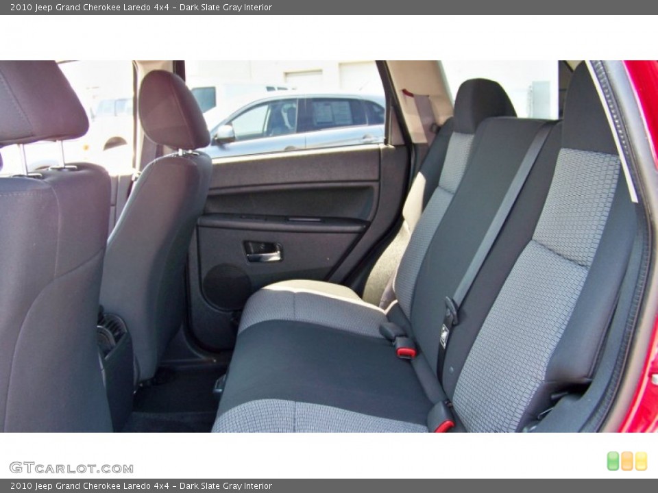 Dark Slate Gray Interior Rear Seat for the 2010 Jeep Grand Cherokee Laredo 4x4 #83470221