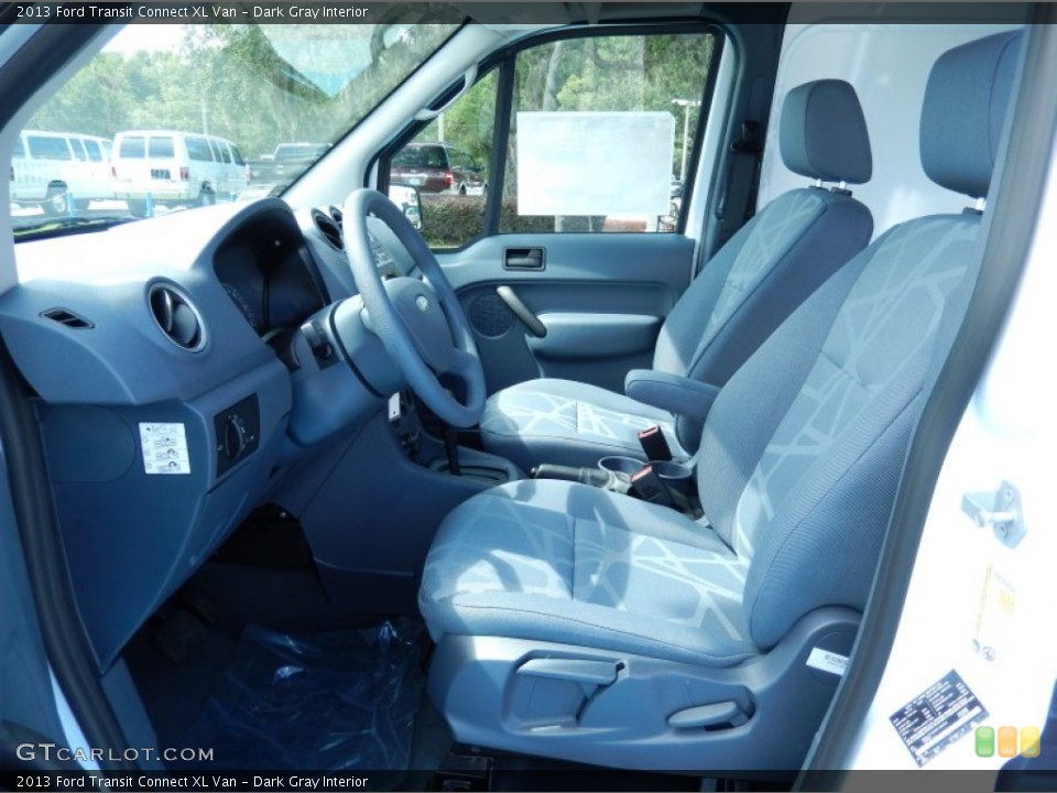 Dark Gray Interior Front Seat for the 2013 Ford Transit Connect XL Van #83470277