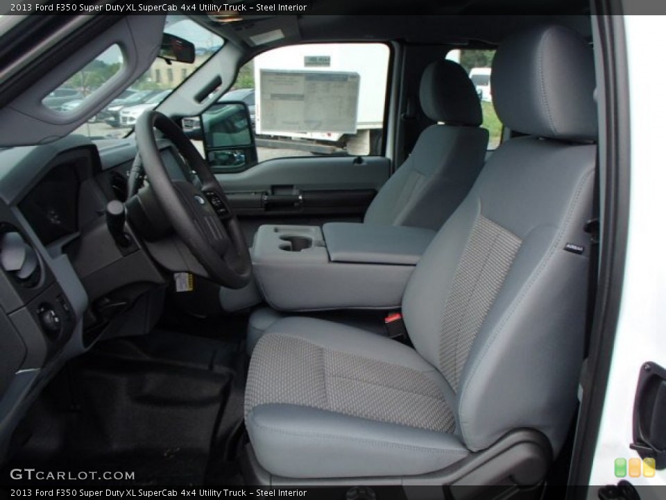 Steel Interior Front Seat for the 2013 Ford F350 Super Duty XL SuperCab 4x4 Utility Truck #83470542