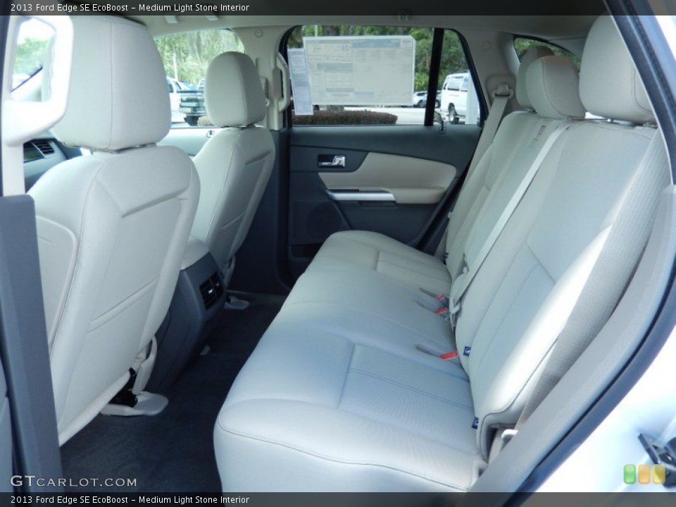 Medium Light Stone Interior Rear Seat for the 2013 Ford Edge SE EcoBoost #83470599