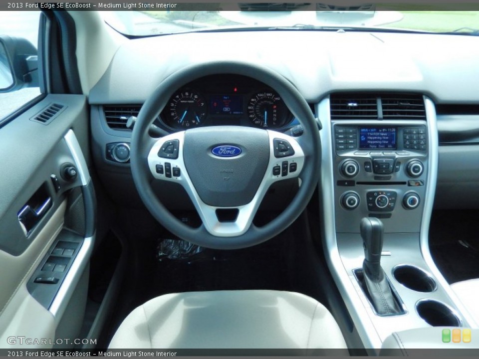 Medium Light Stone Interior Dashboard for the 2013 Ford Edge SE EcoBoost #83470625