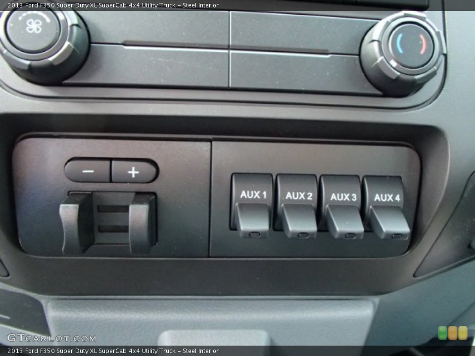 Steel Interior Controls for the 2013 Ford F350 Super Duty XL SuperCab 4x4 Utility Truck #83470668
