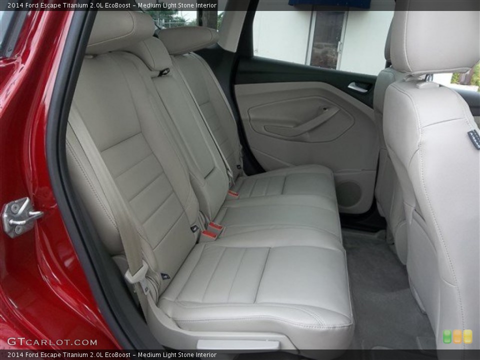Medium Light Stone Interior Rear Seat for the 2014 Ford Escape Titanium 2.0L EcoBoost #83471166