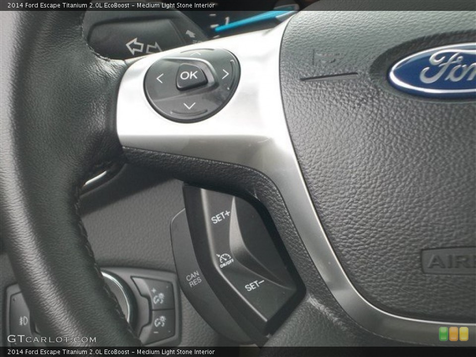 Medium Light Stone Interior Controls for the 2014 Ford Escape Titanium 2.0L EcoBoost #83471316