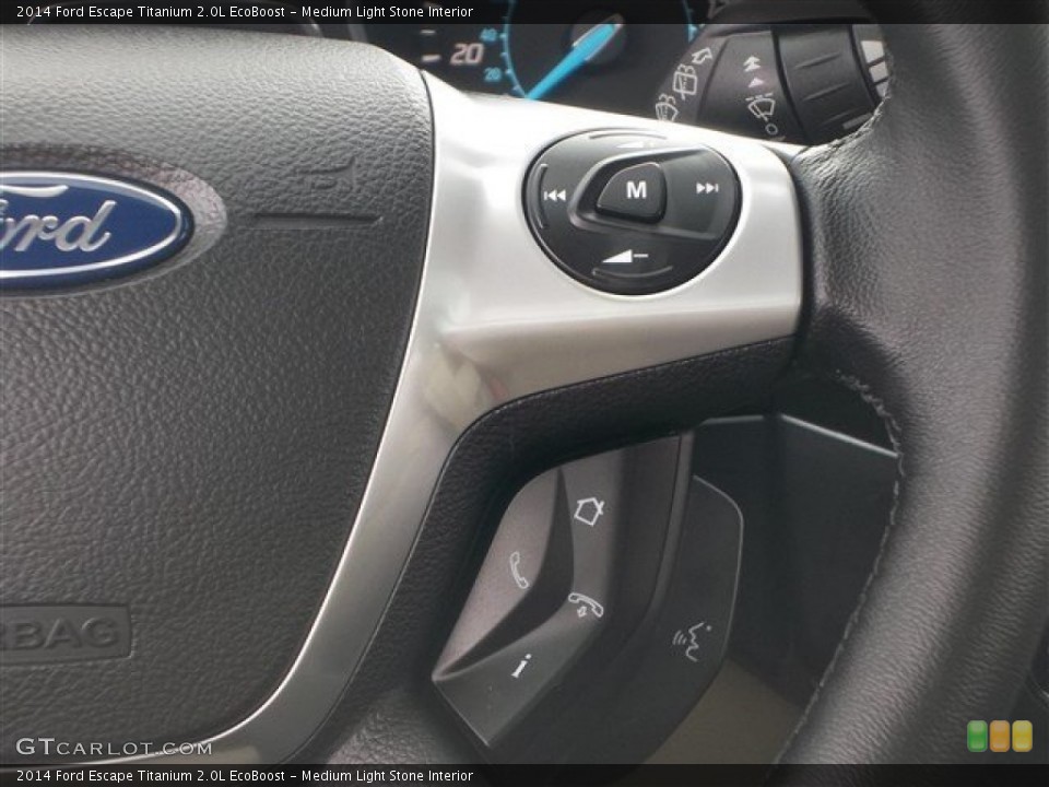Medium Light Stone Interior Controls for the 2014 Ford Escape Titanium 2.0L EcoBoost #83471334
