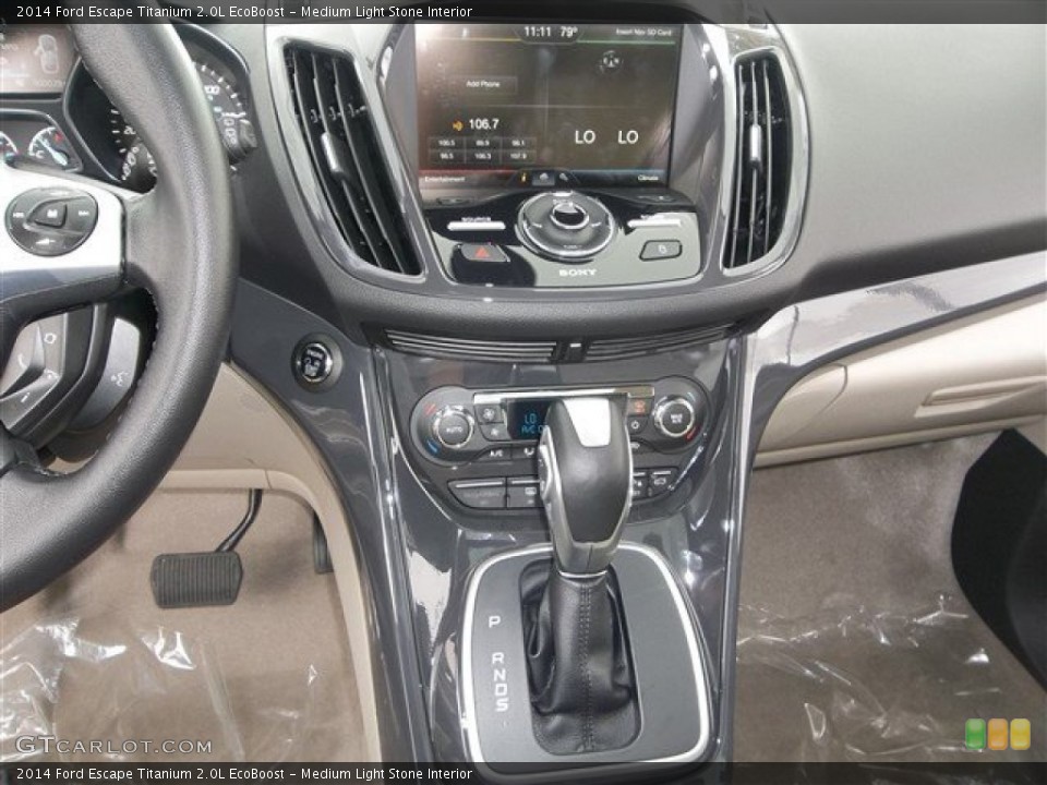 Medium Light Stone Interior Controls for the 2014 Ford Escape Titanium 2.0L EcoBoost #83471502