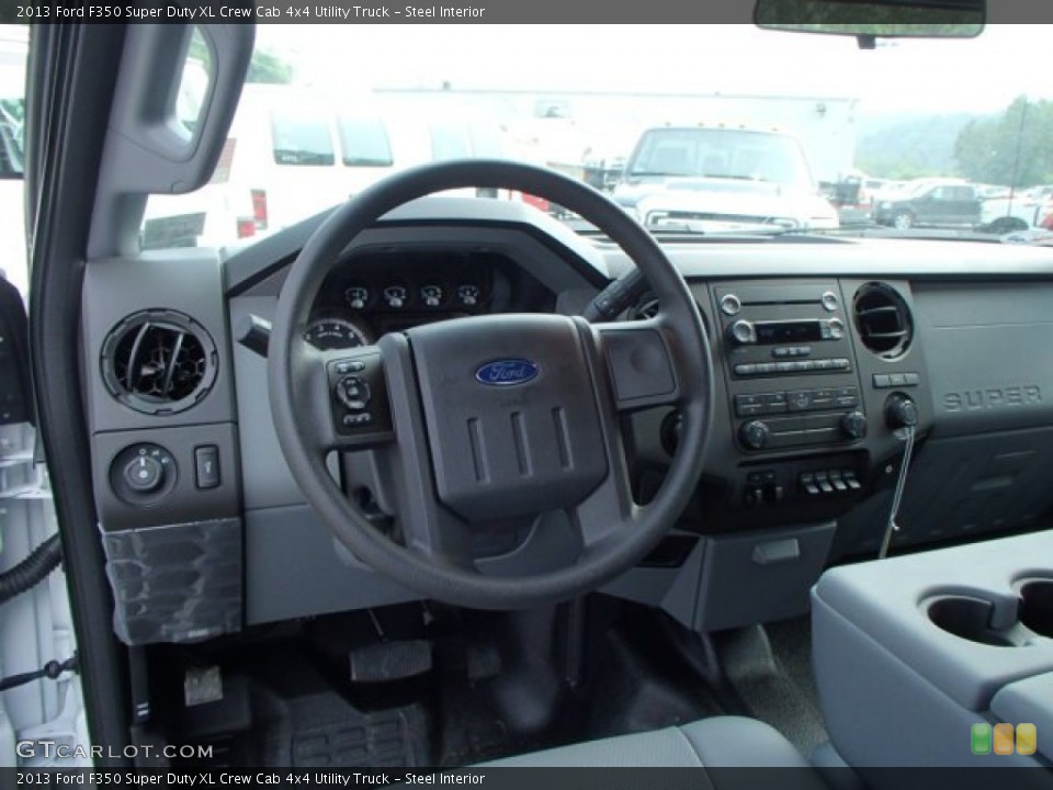 Steel Interior Dashboard for the 2013 Ford F350 Super Duty XL Crew Cab 4x4 Utility Truck #83472520