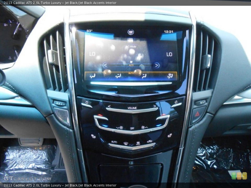 Jet Black/Jet Black Accents Interior Controls for the 2013 Cadillac ATS 2.0L Turbo Luxury #83478867