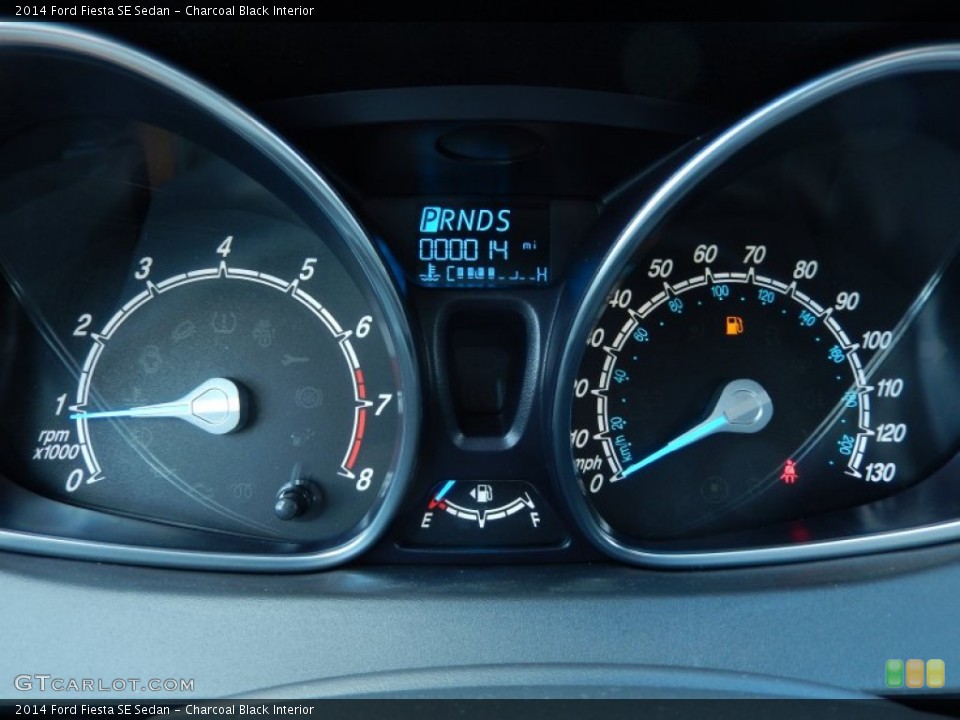 Charcoal Black Interior Gauges for the 2014 Ford Fiesta SE Sedan #83480321