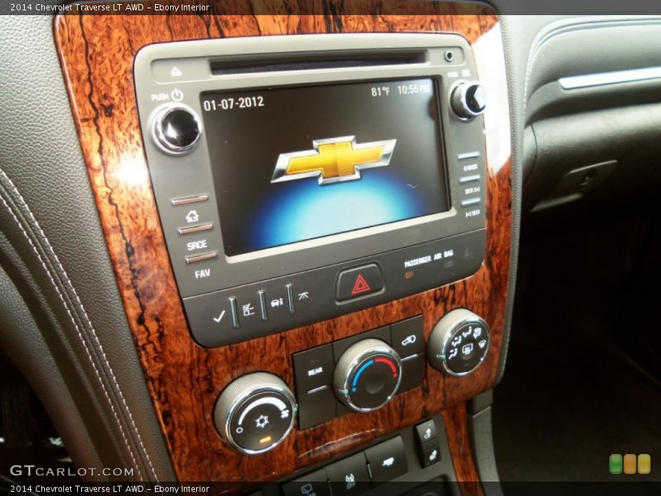 Ebony Interior Controls for the 2014 Chevrolet Traverse LT AWD #83480658