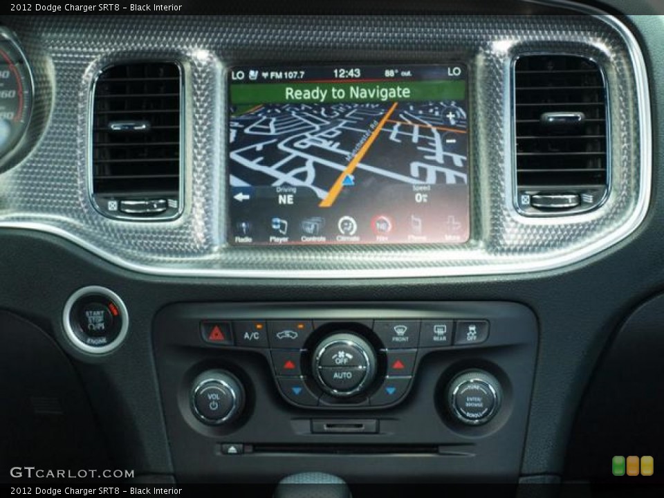 Black Interior Navigation for the 2012 Dodge Charger SRT8 #83485015