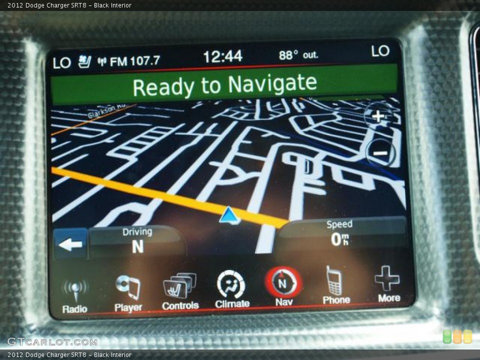 Black Interior Navigation for the 2012 Dodge Charger SRT8 #83485243