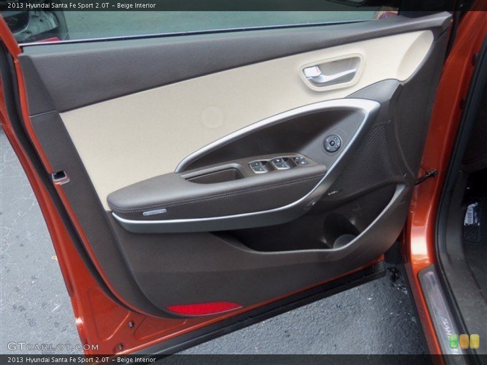 Beige Interior Door Panel for the 2013 Hyundai Santa Fe Sport 2.0T #83487001