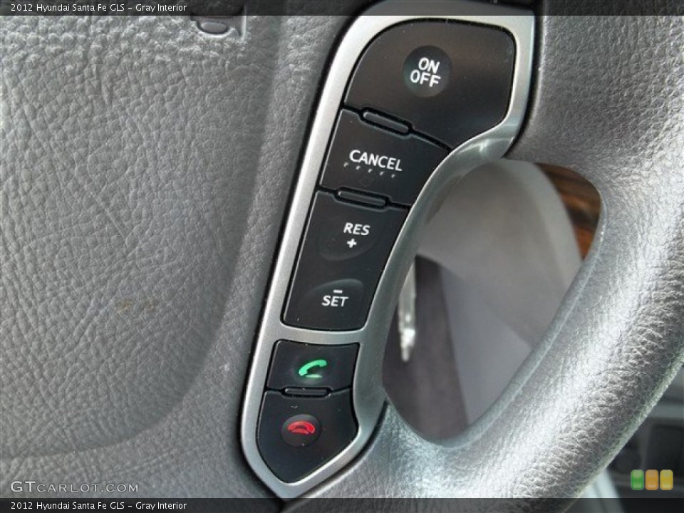 Gray Interior Controls for the 2012 Hyundai Santa Fe GLS #83494384