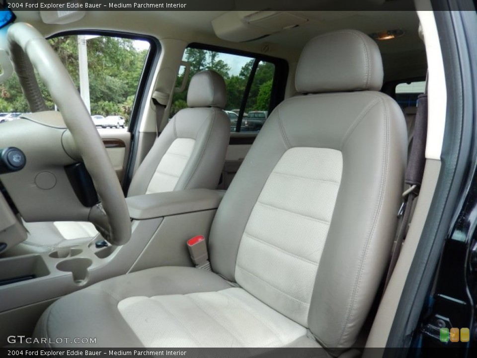 Medium Parchment Interior Front Seat for the 2004 Ford Explorer Eddie Bauer #83495380