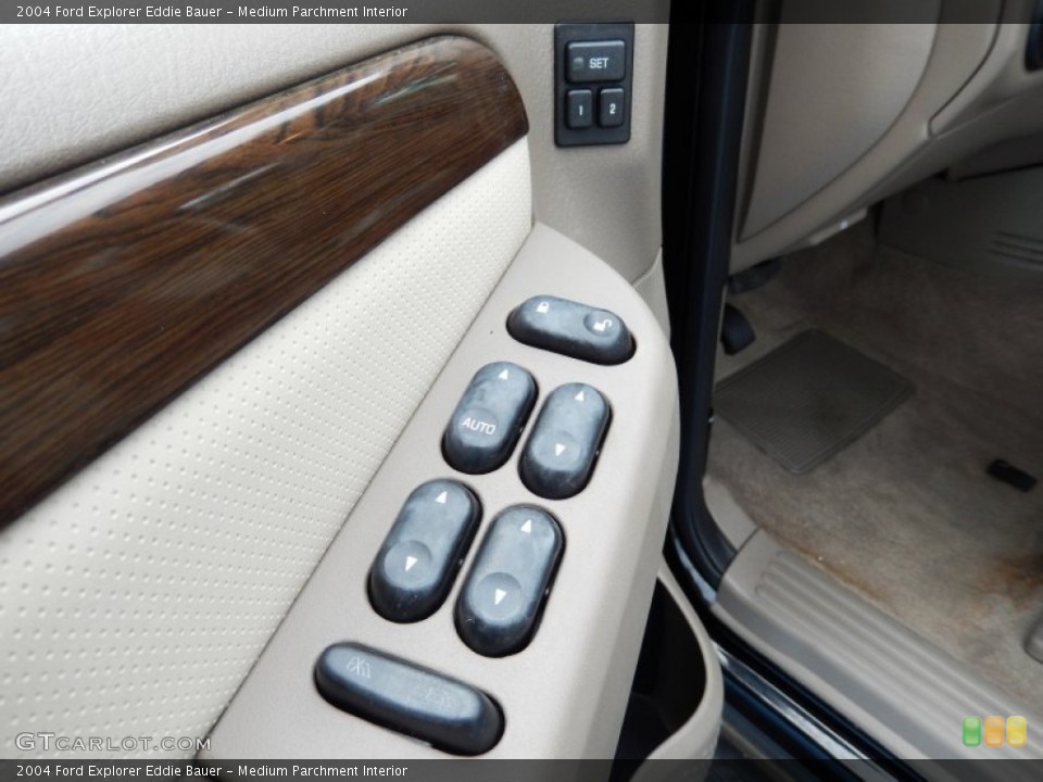 Medium Parchment Interior Controls for the 2004 Ford Explorer Eddie Bauer #83495401