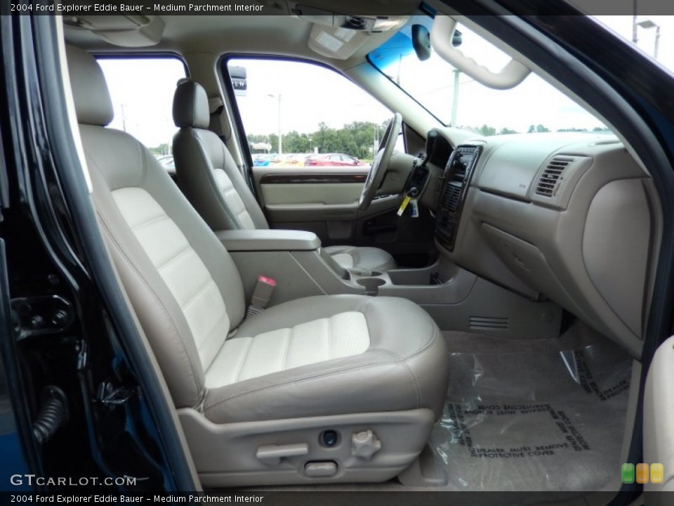 Medium Parchment Interior Front Seat for the 2004 Ford Explorer Eddie Bauer #83495473