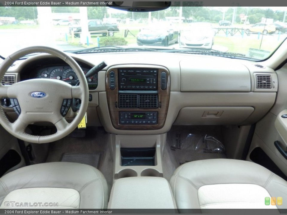 Medium Parchment Interior Dashboard for the 2004 Ford Explorer Eddie Bauer #83495557