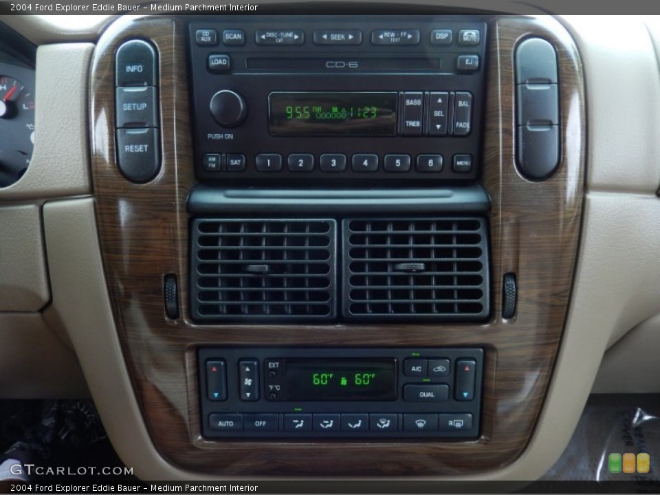 Medium Parchment Interior Controls for the 2004 Ford Explorer Eddie Bauer #83495617
