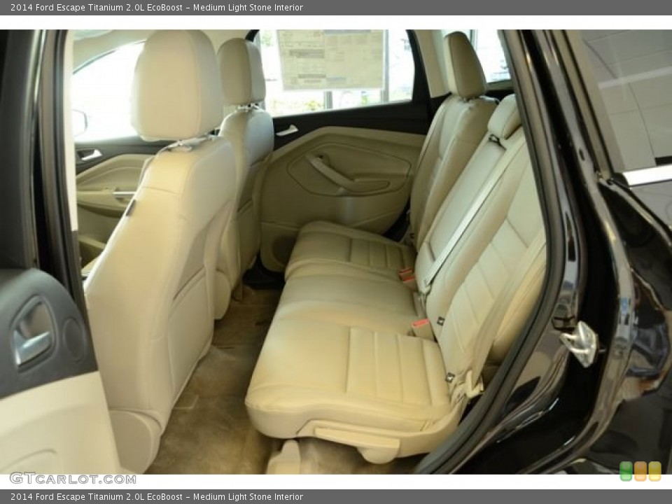 Medium Light Stone Interior Rear Seat for the 2014 Ford Escape Titanium 2.0L EcoBoost #83502501