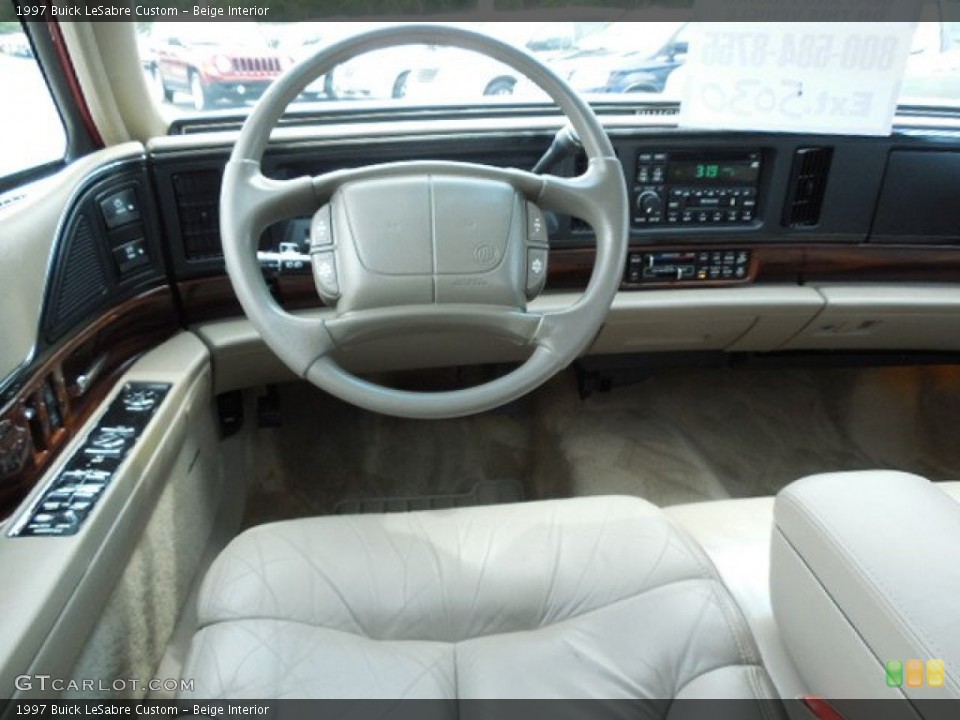 Beige Interior Dashboard for the 1997 Buick LeSabre Custom #83503755